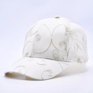 Fashion Hip Hop Curved Brim Sports White Baseball Caps Wholesale Custom Baseball Hat Embroidered