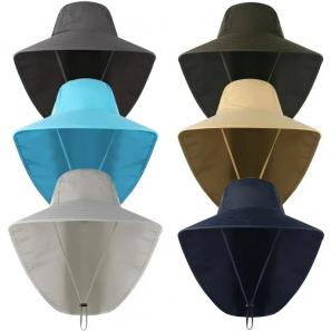 Stylish Sunshade Nylon Quick Fisherman Bucket Hat UPF40 Fisherman Fishing HatS