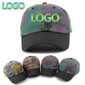 High Quality Adjustable Cotton Colorful Baseball Caps Wholeslae 6 Panel Baseball Hats with Logo