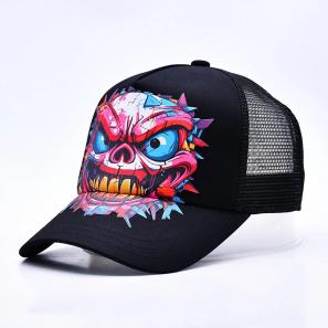 Custom Logo 5 Panel Trucker Cap Wholesale Adjustable Snapback Trucker Hat Supplier