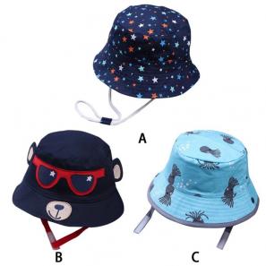 SVHAT new brand custom private brand cotton with digital printed baby bucket hat cap upf 50+